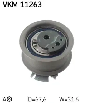 Ролик модуля натягувача ременя SKF VKM 11263