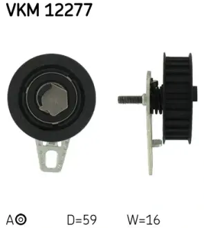 Натяжний ролик зубчастого реміня SKF VKM 12277