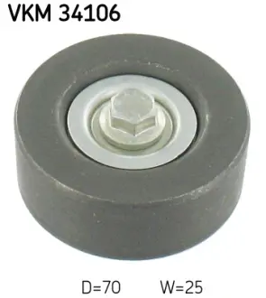 Ролик модуля натягувача ременя SKF VKM 34106