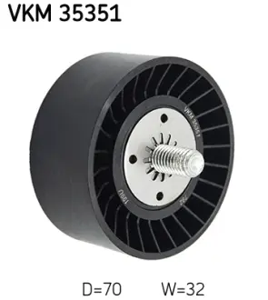 Ролик CHEVROLET CAPTIVA 2.2D SKF VKM 35351