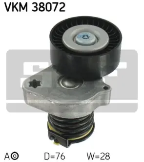 DB натягувач ременя W203,204,211 SKF VKM 38072
