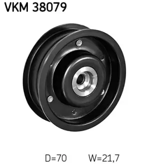 Натяжний ролик поліклинового реміня SKF VKM 38079