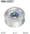 Обвідний ролик SKF VKM 63017 (фото 2)