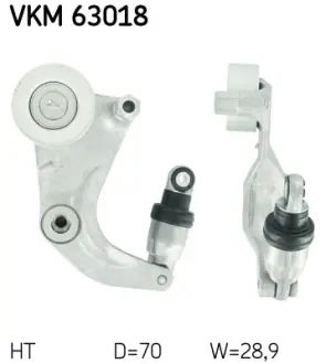 Роликовий модуль натягувача ременя SKF VKM 63018