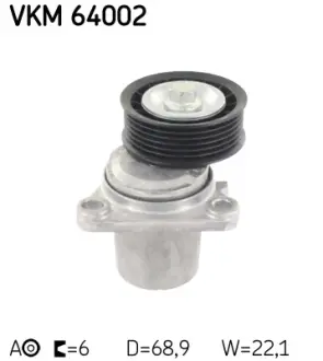Натяжний ролик SKF VKM 64002