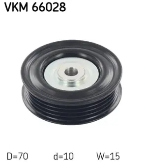 Ролик модуля натягувача ременя SKF VKM 66028