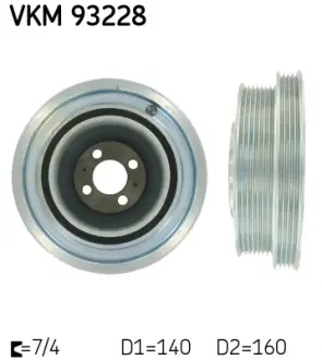 Шків ременя SKF VKM 93228