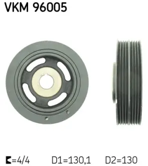 Шків ременя генератора SKF VKM 96005