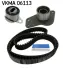 SKF ремінь ГРМ + 2 ролика натягу Renault Rapid,Clio,Kangoo 1.9d VKMA 06113