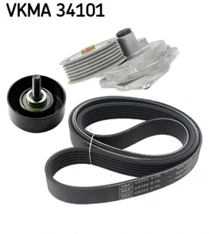 Роликовий модуль натягувача ременя (ролик, ремінь) SKF VKMA 34101 - фото Роликовий модуль натягувача ременя (ролик, ремінь) SKF VKMA 34101