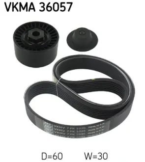 Комплект зубчастого ременя SKF VKMA 36057