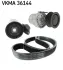 SKF RENAULT Комплект ГРМ ремінь + натяжний ролик+ролик NISSAN QASHQAI I, X-TRAIL RENAULT ESPACE V, FLUENCE, GRAND SCENIC III, GRAND SCENIC IV, KADJAR, MEGANE CC, MEGANE III, SCENIC III 1.6/1.6D 04.11- VKMA 36144