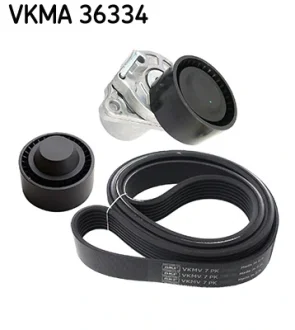 Фото - роликовий модуль натягувача ременя (ролик, ремінь) SKF VKMA 36334 Роликовий модуль натягувача ременя (ролик, ремінь) SKF VKMA 36334