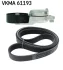 TOYOTA К-кт ГРМ (ролик + ремінь) RAV 4 III (_A3_) 2.5 (ASA38) 08-13 SKF VKMA 61193