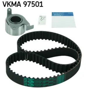 Комплект ГРМ (ремінь + ролик) DAIHATSU APPLAUSE I, APPLAUSE II, CHARADE IV, FEROZA, GRAN MOVE 1.5/1.6 10.88- SKF VKMA 97501