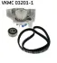 Комплект (ремінь+ролик+помпа) SKF VKMC 03201-1 (фото 1)