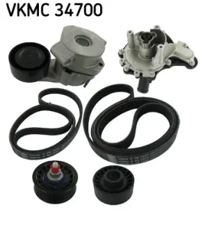 Водяна помпа+ к-кт ременя SKF VKMC 34700