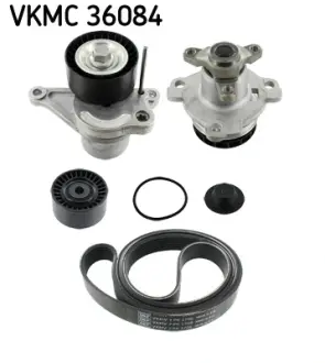 Роликовий модуль натягувача ременя (ролик, ремінь, помпа) SKF VKMC 36084