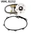 VW К-кт ланцюга ГРМ Audi A1/3/4/6,Golf V,VI,Passat,Touran,Skoda Octavia II 2.0FSI/TFSI SKF VKML 81312 (фото 1)