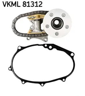 VW К-кт ланцюга ГРМ Audi A1/3/4/6,Golf V,VI,Passat,Touran,Skoda Octavia II 2.0FSI/TFSI SKF VKML 81312
