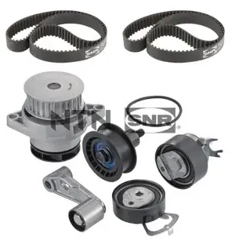 Комплект ГРМ + помпа Audi A2/Seat Leon/VW Golf IV/Polo 1.6 98-06 SNR KDP457.261 (фото 1)