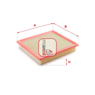 Фільтр повітряний Dodge Avenger 2.7/3.5i 07-/Chrysler Voyager 2.4-3.8i 00- SOFIMA S 0902 A