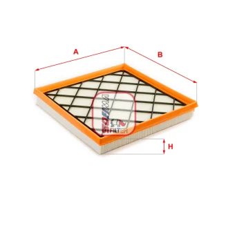 Фільтр повітряний Chevrolet Cruze/Orlando 1.6/1.8 09-/Opel Astra J 1.4-1.6 16V 09-15 Sofima S 3422 A