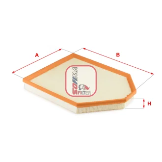 Фільтр повітряний BMW X3 (F25)/X4 (F26) 11- (benzin) SOFIMA S 3597 A