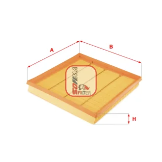 Фільтр повітряний BMW 5 (F10/F11/F07)/6 (F12/F13/F06) 3.0 i 08- SOFIMA S 3711 A