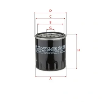 Фільтр масляний Citroen Jumper/Peugeot Boxer 2.0HDi 15- SOFIMA S 3752 R