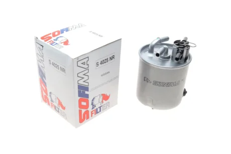 Фільтр паливний Nissan Qashqai 1.5dCi 07-13 (з датчиком води) (OE line) Sofima S 4025 NR
