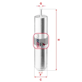 Фільтр паливний BMW 2 (F44/F45/F46)/X1 (F48) 1.5D-2.0D B37/B47 14- (OE line) SOFIMA S 9261 B