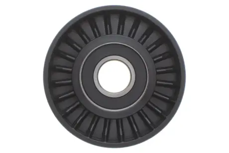 Ролик генератора BMW 5 (E60/E61)/7 (E65/E66/E67)/X3 (E83) 2.2/2.5/3.0 03- (паразитний) (75x26) (підшипник SNR) Solgy 110208
