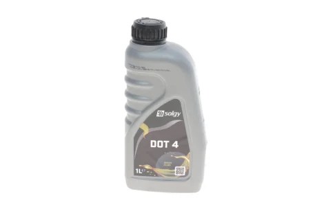 Рідина гальмівна DOT4 (1L) Solgy 504007