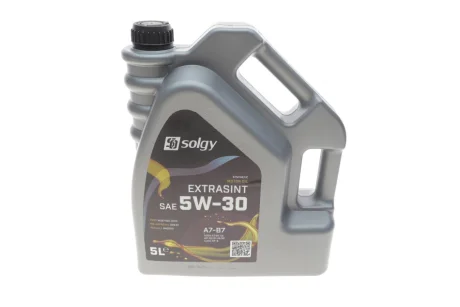 Олива 5W30 EXTRASINT A7-B7 (5L) (ILSAC GF-6/FORD 913D/MB 229.61/RN 0700) (API SN Plus/SP) Solgy 504016