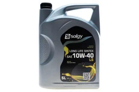 Олива 10W40 LONG LIFE SINTEX LS (5L) (MB 228.51/MB 228.31/ACEA E4/E6/E7/E9) Solgy 504037