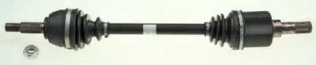 Привідний вал передн Лів 649мм NISSAN MICRA III, NOTE 1.0-1.5D 01.03-06.12 SPIDAN 24728