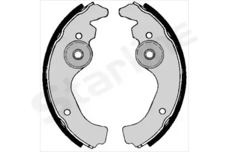 Тормозные колодки барабанные STARLINE BC 00660