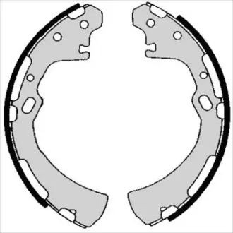 Тормозные колодки барабанные STARLINE BC 05700