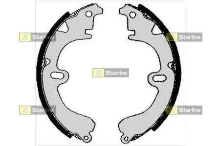 Тормозные колодки барабанные STARLINE BC 05860