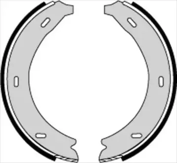 Тормозные колодки барабанные STARLINE BC 07320