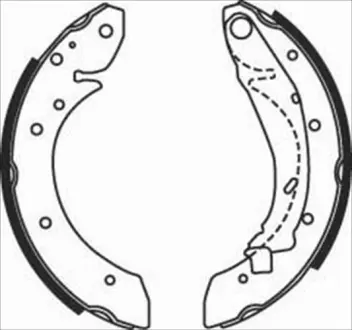 Тормозные колодки барабанные STARLINE BC 07730