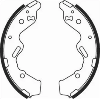 Тормозные колодки барабанные STARLINE BC 08050