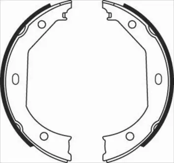 Тормозные колодки барабанные STARLINE BC 08090