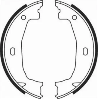 Тормозные колодки барабанные STARLINE BC 08100