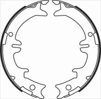 Тормозные колодки барабанные STARLINE BC 08340