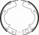 Тормозные колодки барабанные STARLINE BC 08360 (фото 1)