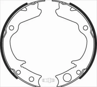 Тормозные колодки барабанные STARLINE BC 08360