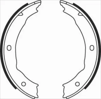 Тормозные колодки барабанные STARLINE BC 08400