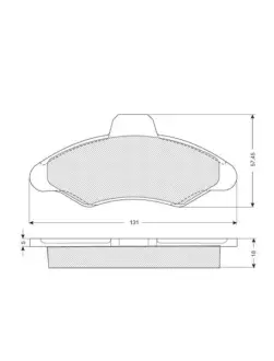 Гальмівні колодки STARLINE BD S022